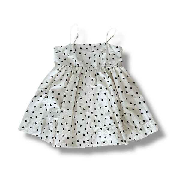 Anthropologie Maeve Polka Dot Spaghetti Strap Babydoll Mini Dress, 1x - Picture 7 of 12